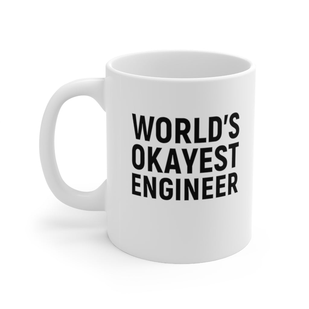 World's Okayest Engineer Coffee Mug Mug   