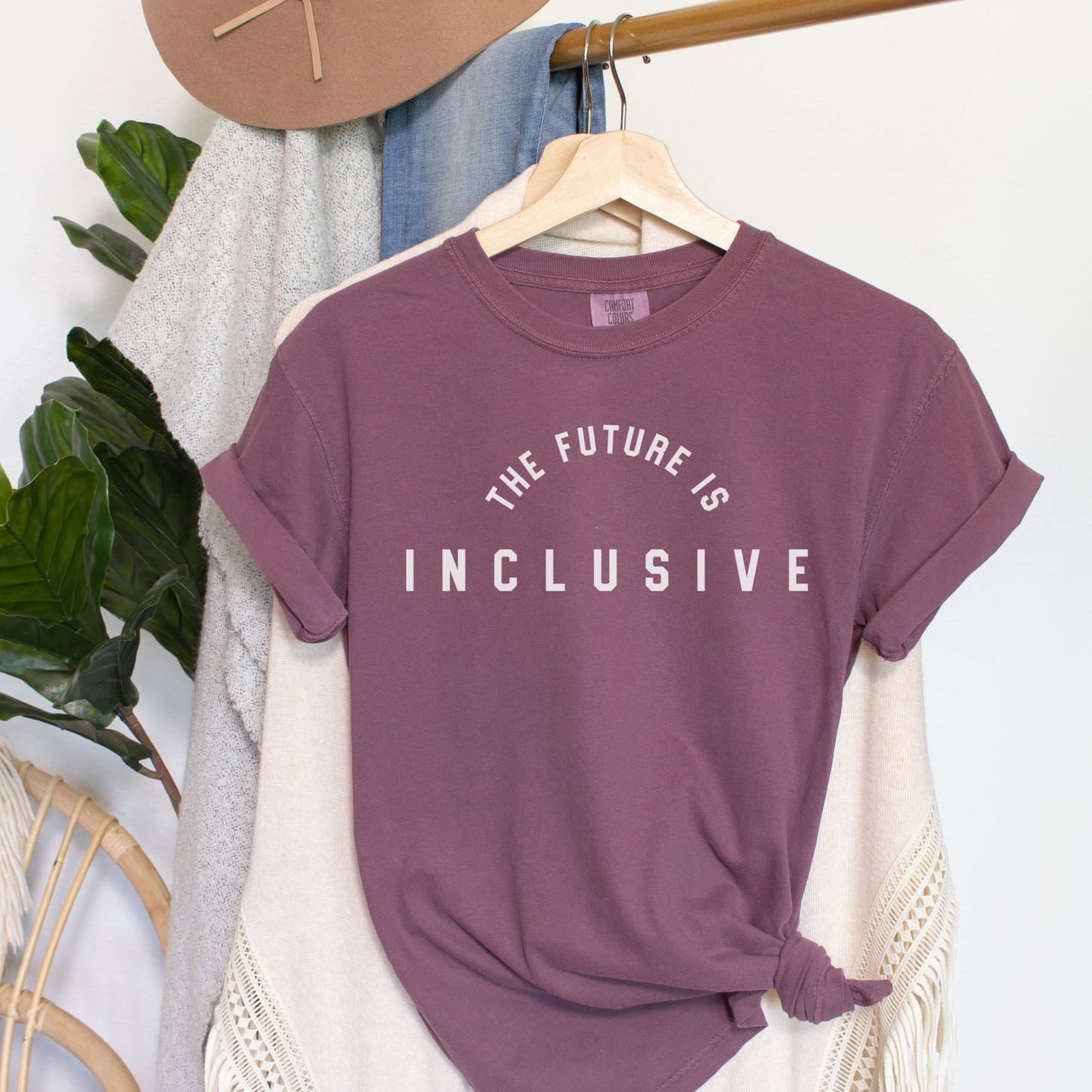 The Future is Inclusive Tee T-Shirt Vineyard S 