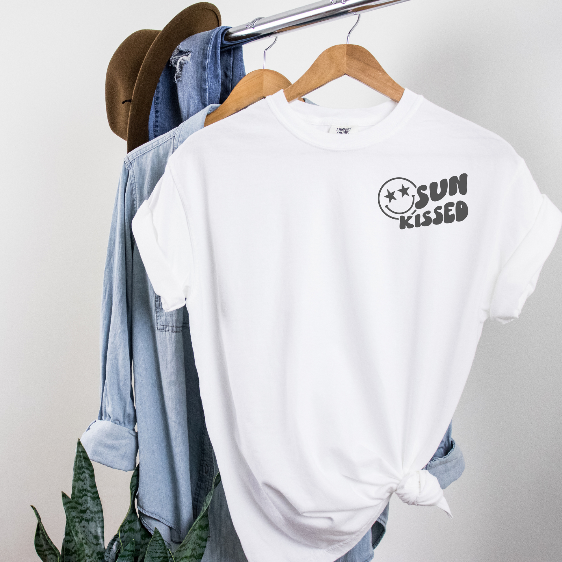 Sun Kissed Tee T-Shirt White S 