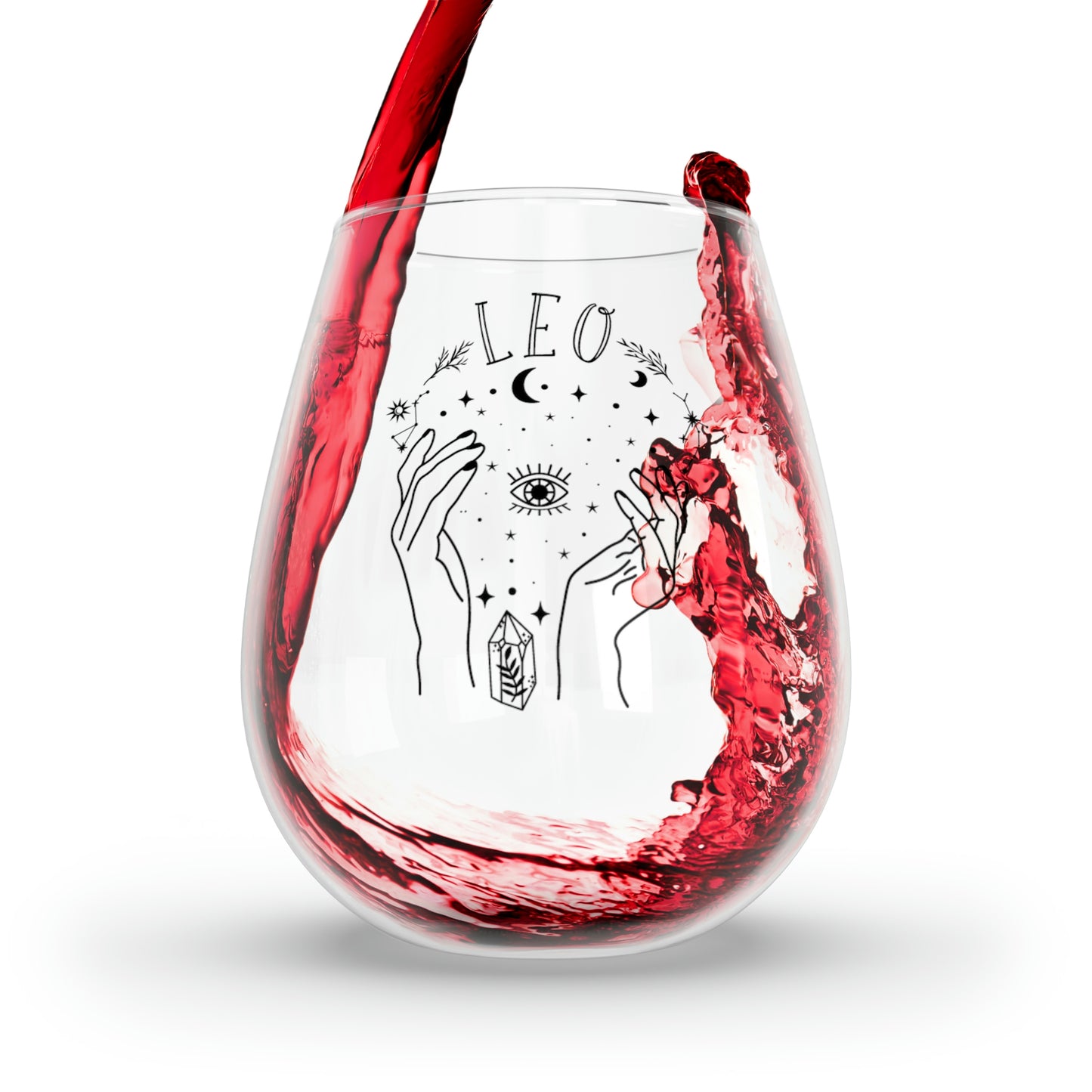 Leo Wine Glass Mug 11.75oz  