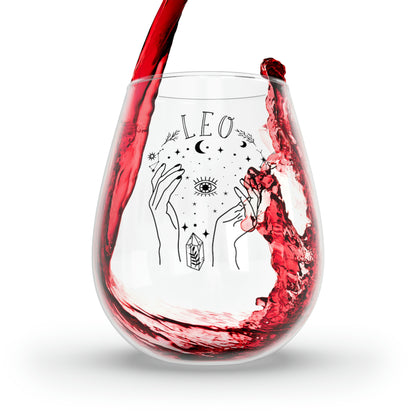 Leo Wine Glass Mug 11.75oz  