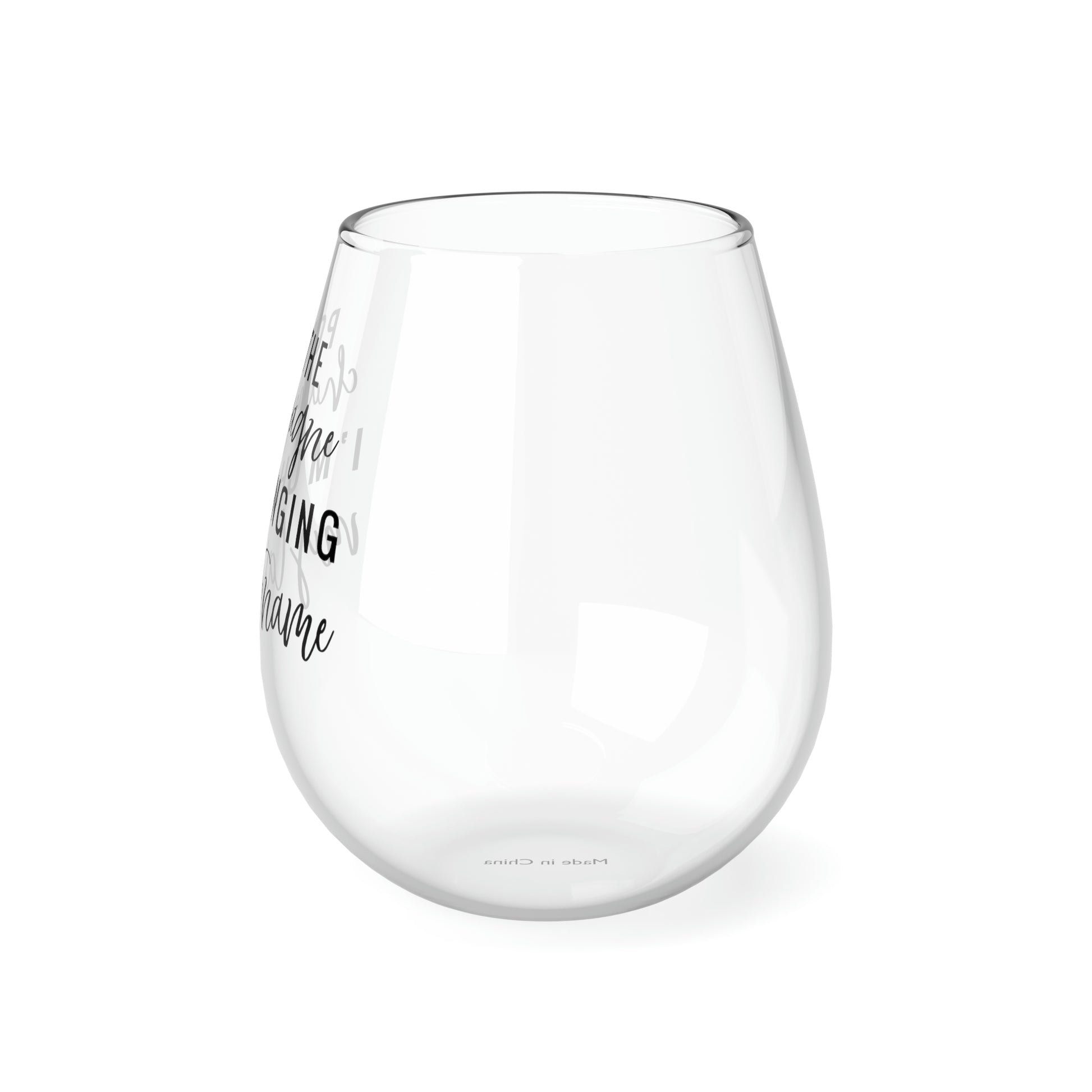 Pop the Champagne, I'm Changing my Last Name Wine Glass Mug   