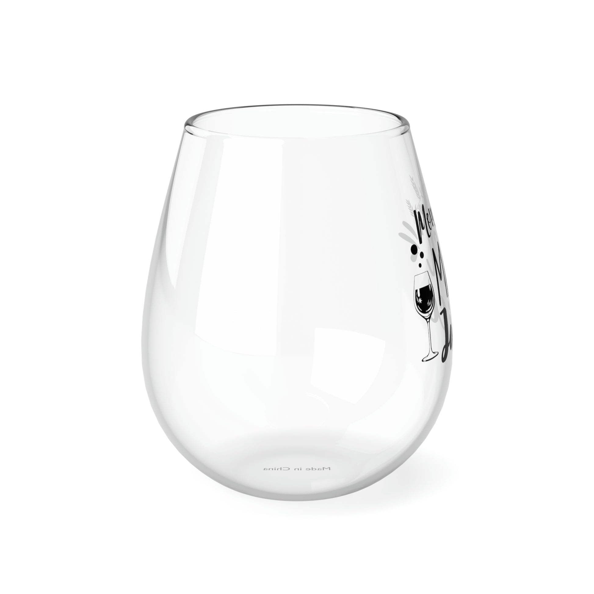 Mom's Magic Juice Wine Glass Mug   