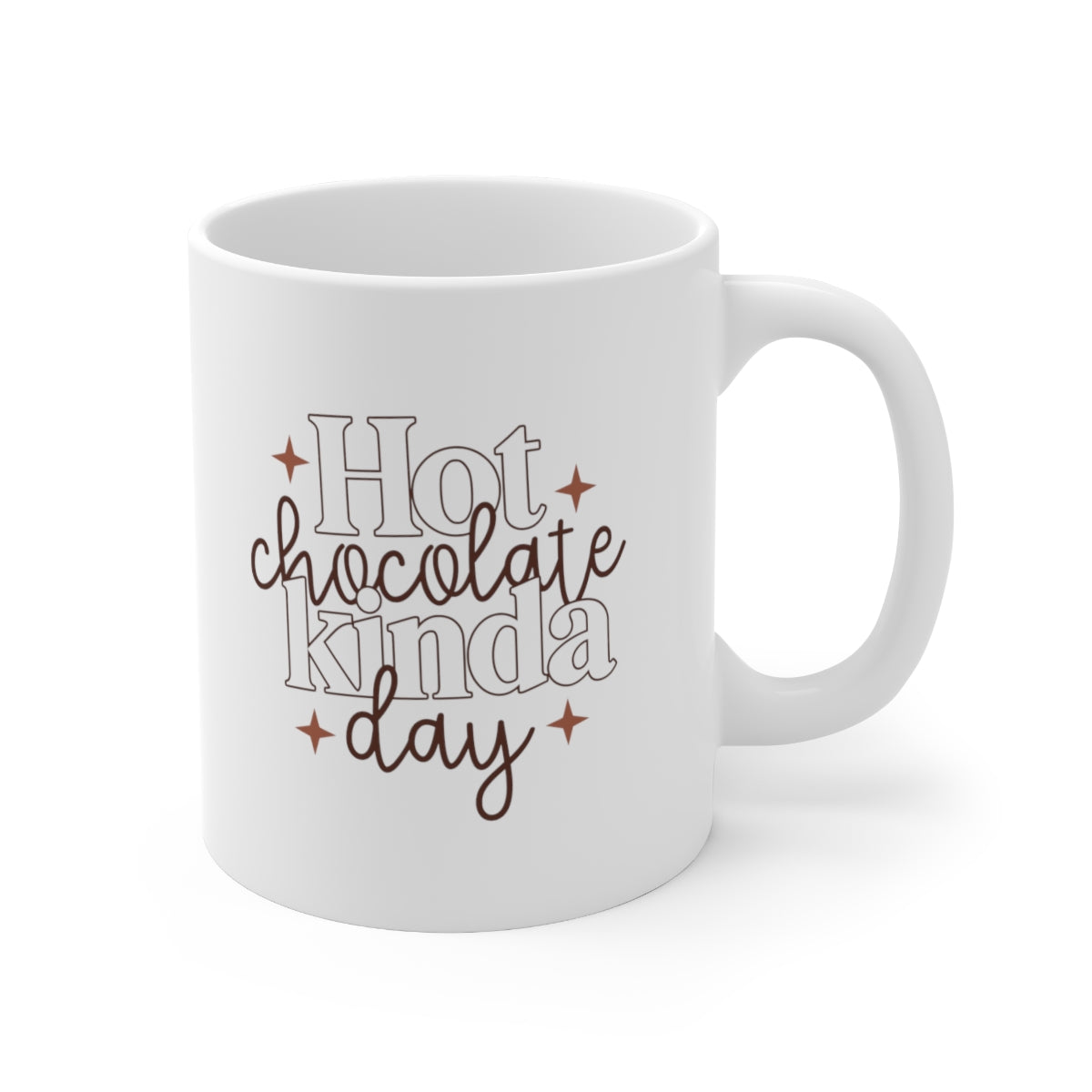 Hot Chocolate Kinda Day Coffee Mug Mug   