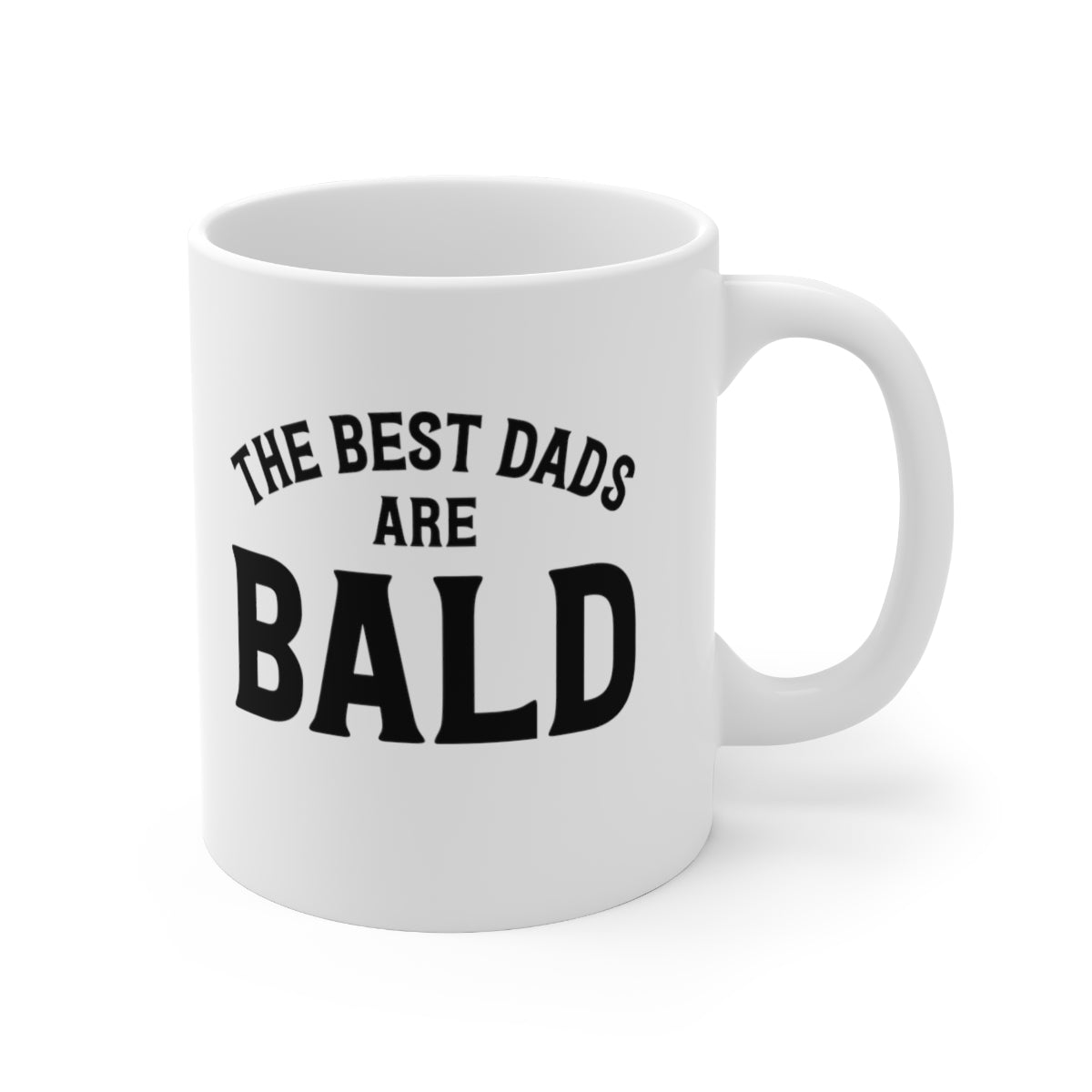 The Best Dads Are Bald Coffee Mug Mug   