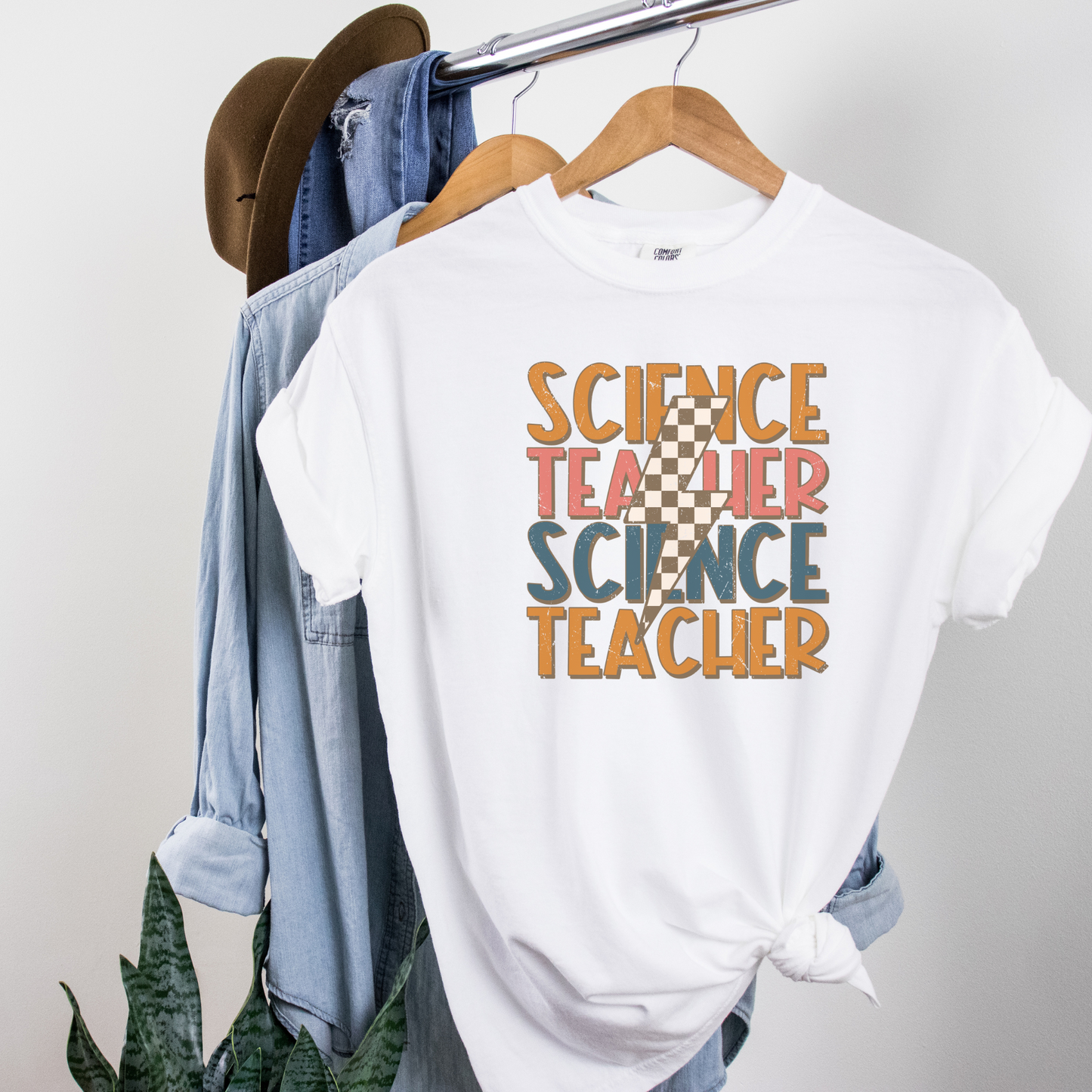 Science Teacher Tee T-Shirt White S 