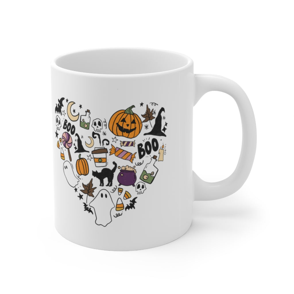 Spooky Heart Coffee Mug Mug   