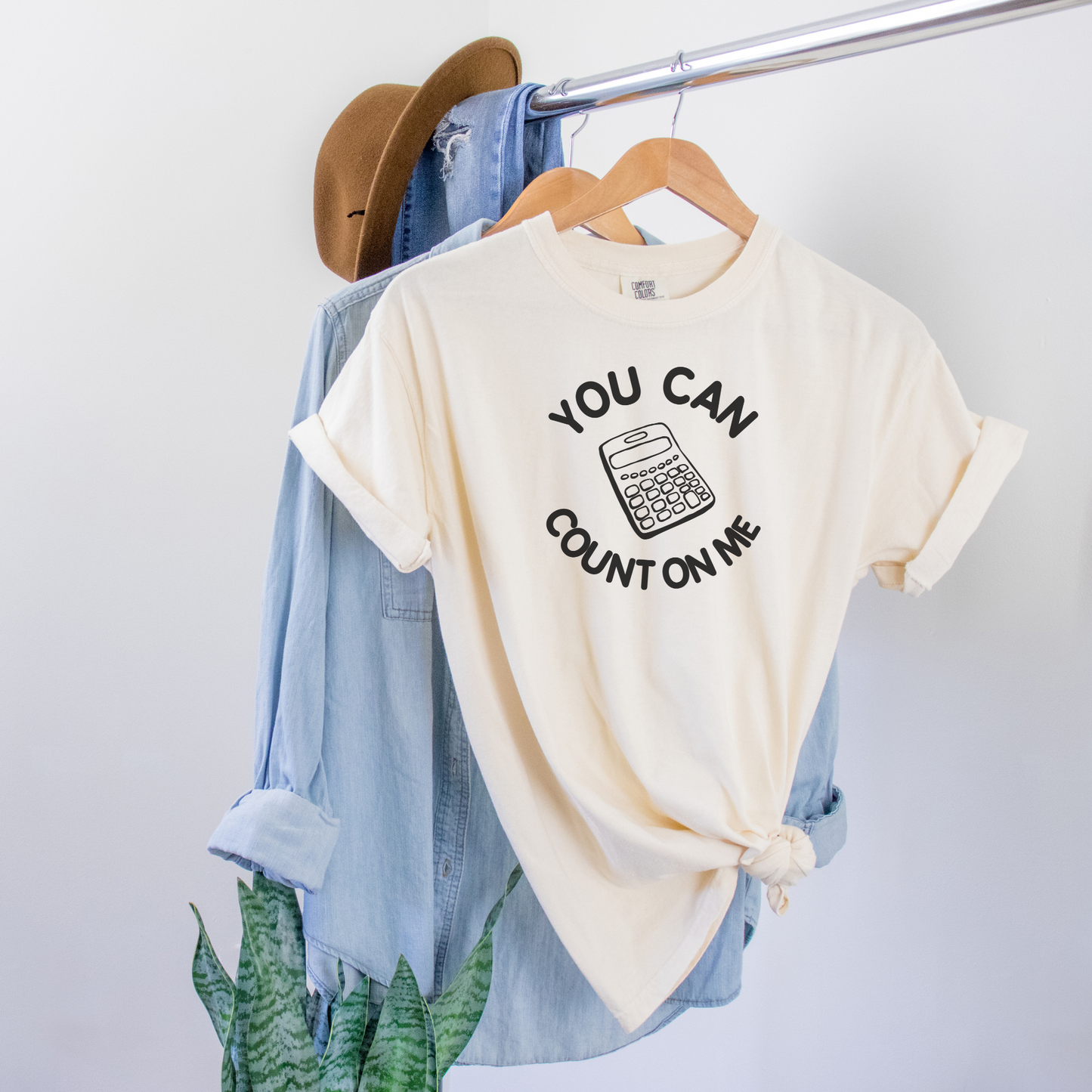 You Can Count on Me Tee T-Shirt Ivory S 