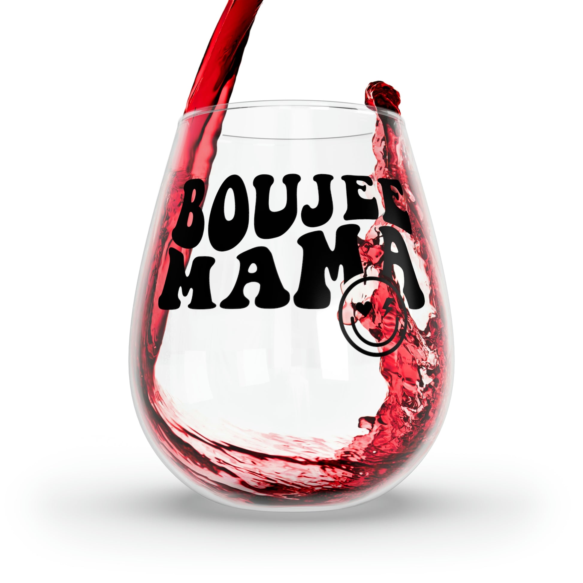 Boujee Mama Wine Glass Mug   