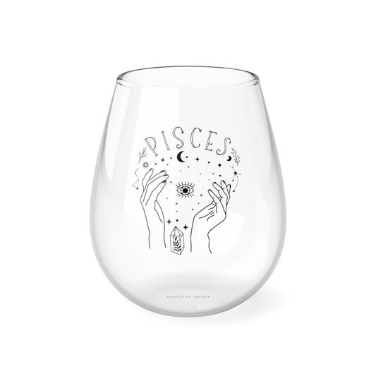 Pisces Wine Glass Mug   