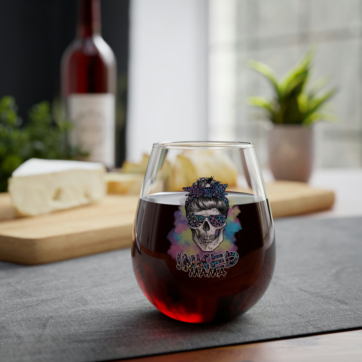 Inked Mama Wine Glass Mug   