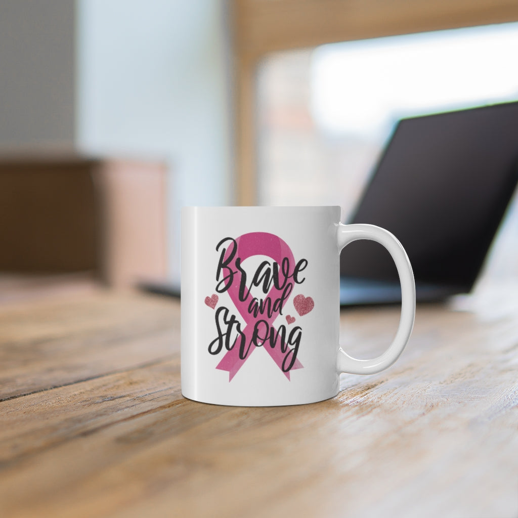 Brave and Strong Coffee Mug Mug   