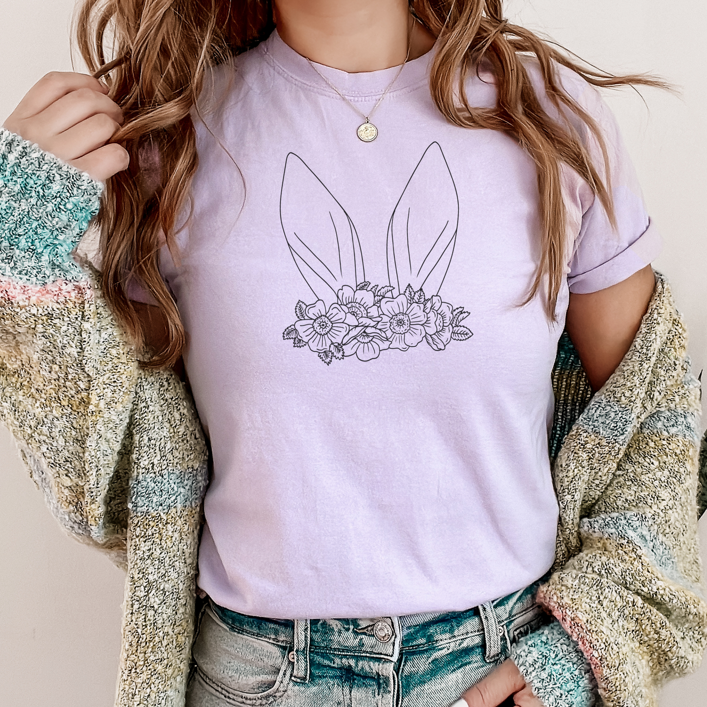 Bunny Ears Tee T-Shirt Orchid S 