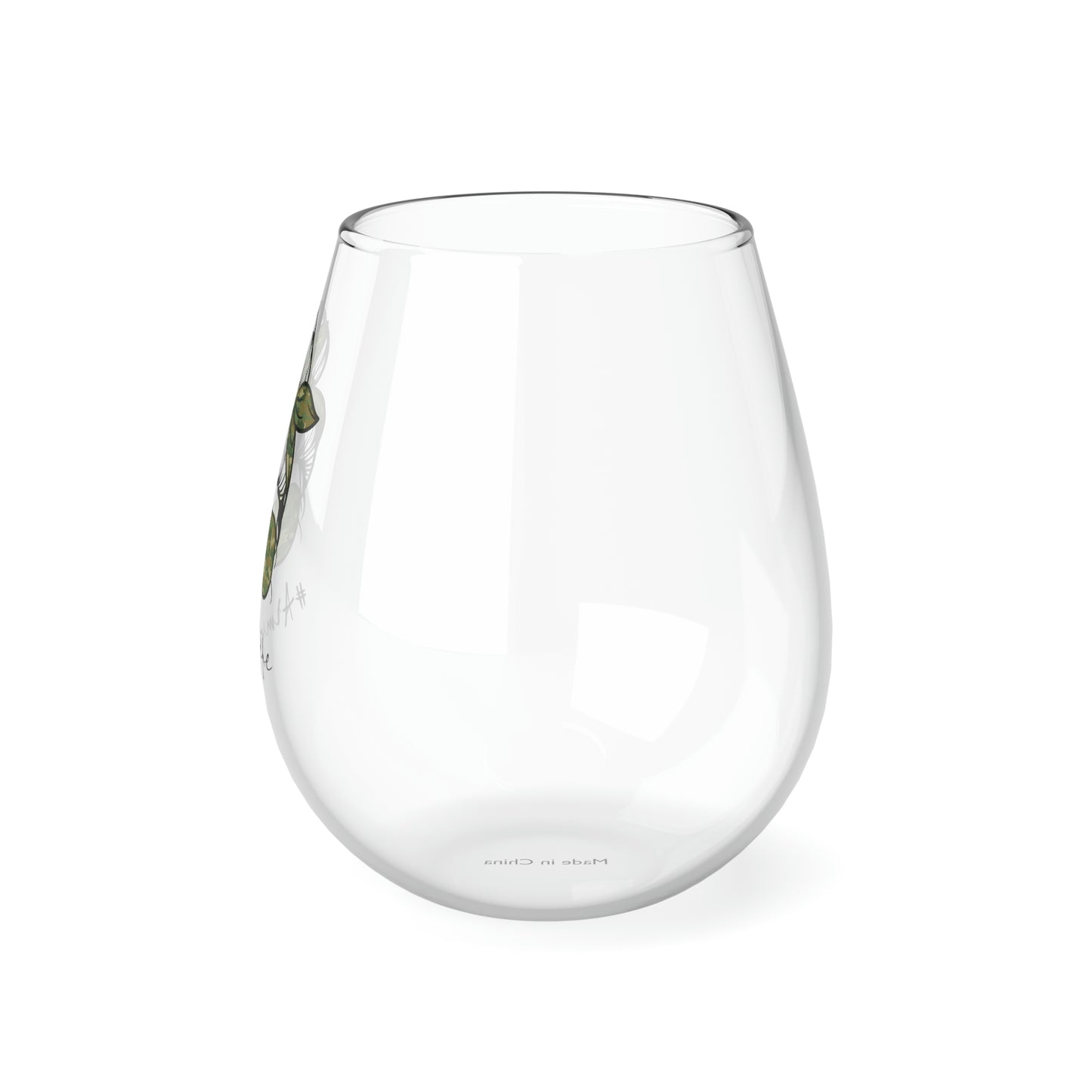 #ArmyWife Wine Glass Mug   