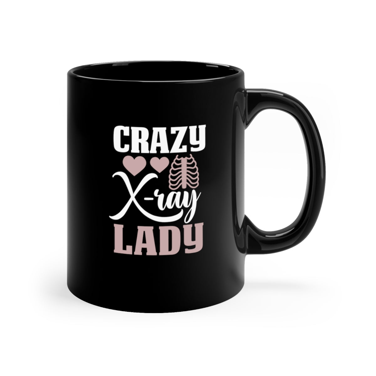 Crazy X-Ray Lady Coffee Mug Mug   