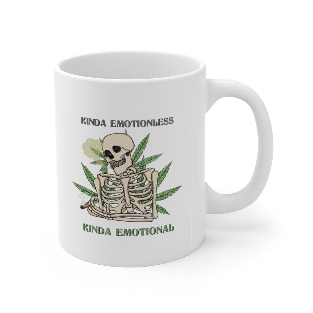 Kinda Emotionless, Kinda Emotional Coffee Mug Mug   