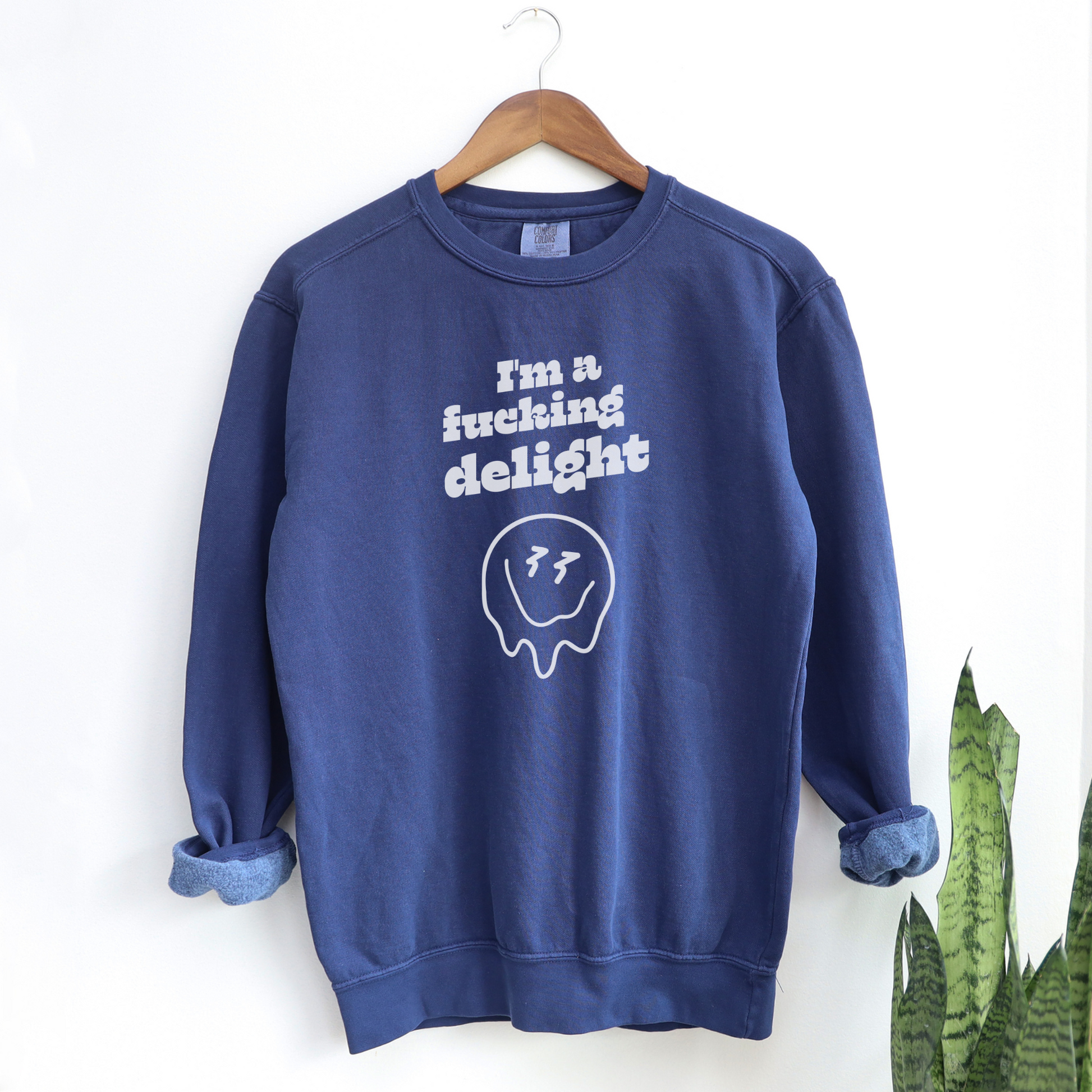 I'm a Fucking Delight Sweatshirt Sweatshirts True Navy S 