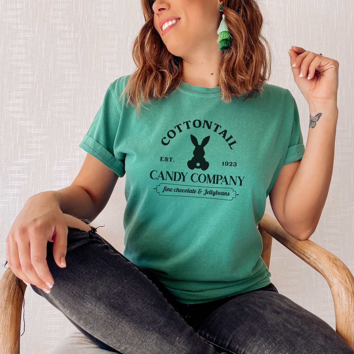 Cottontail Candy Company Tee T-Shirt Grass S 