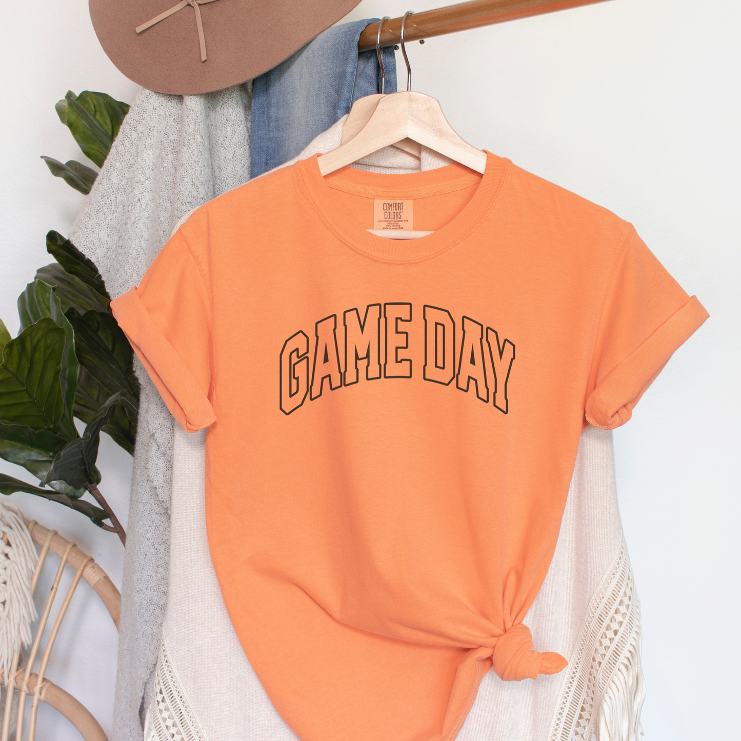 Retro Game Day Tee T-Shirt Burnt Orange S 