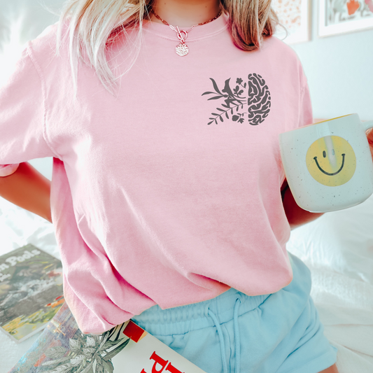 Floral Mental Health Tee T-Shirt Blossom S 