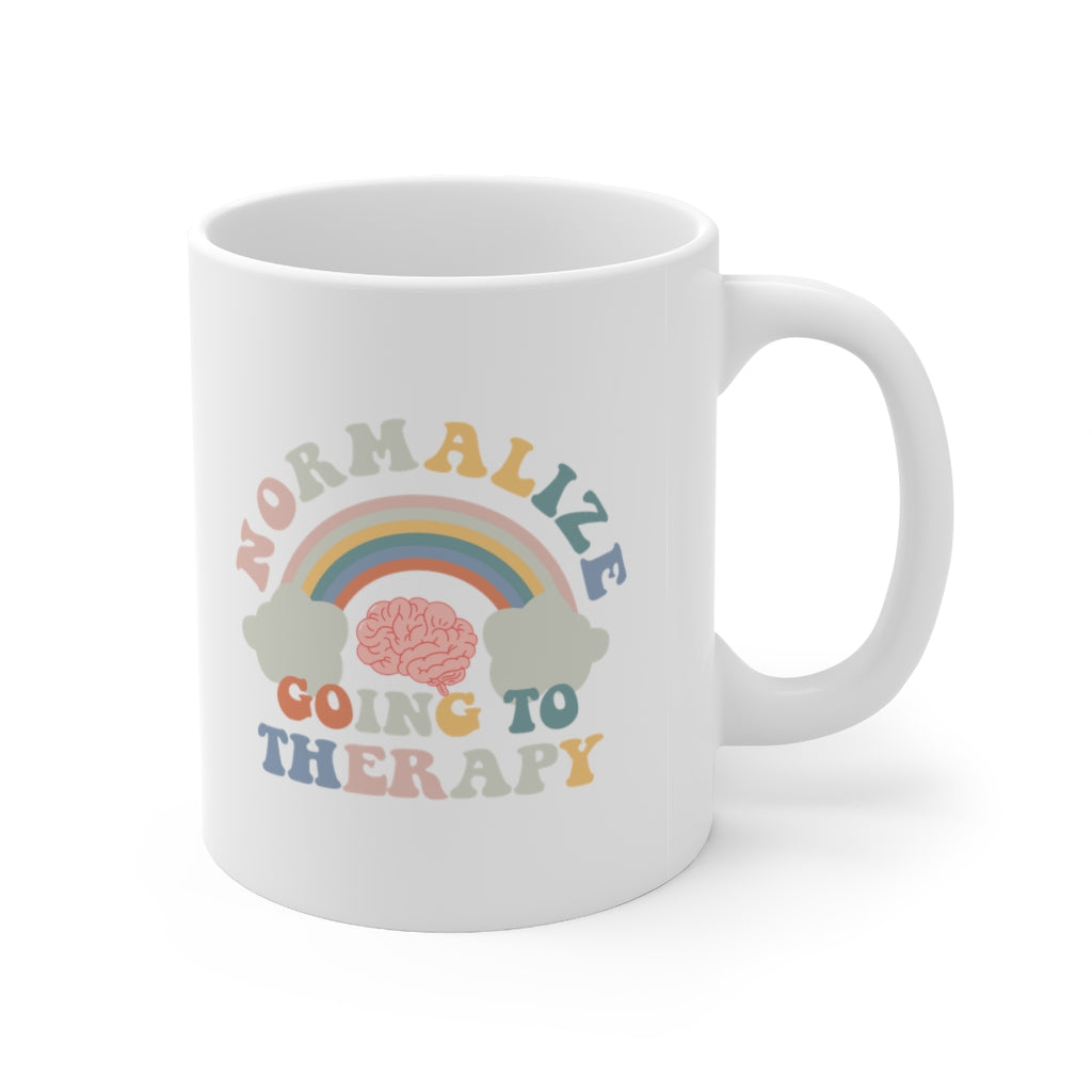 Normalize Going to Therapy Coffee Mug Mug   