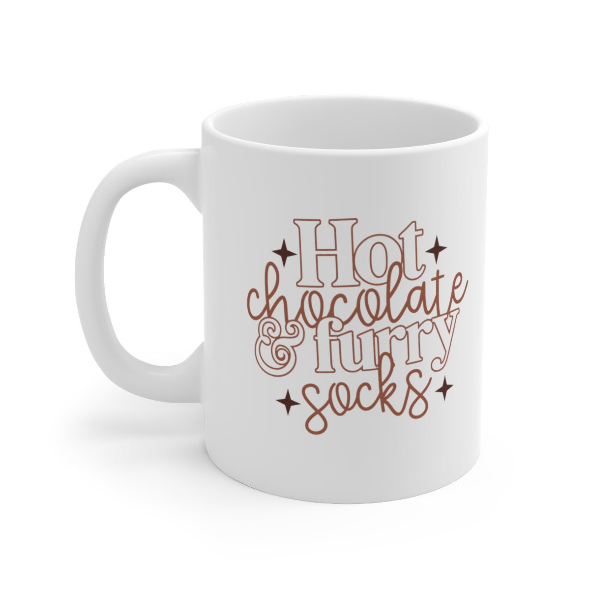 Hot Chocolate and Furry Socks Coffee Mug Mug   