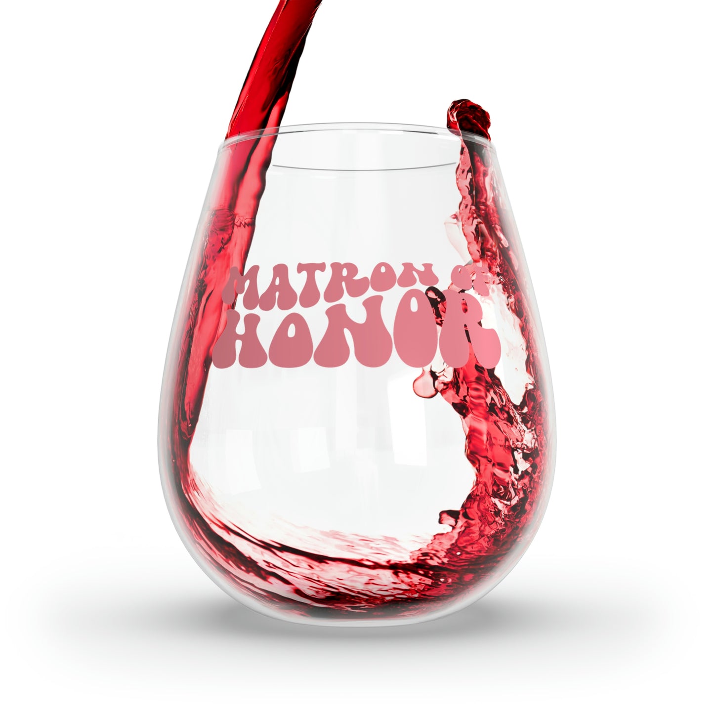 Matron of Honor Wine Glass Mug   