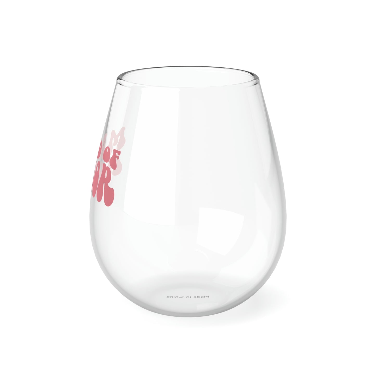 Maid of Honor Wine Glass Mug   