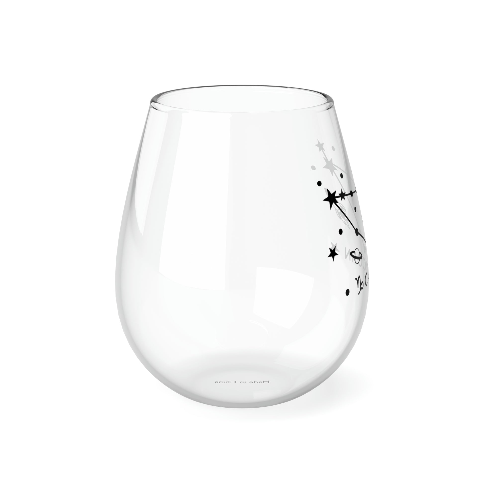 Capricorn Wine Glass Mug   