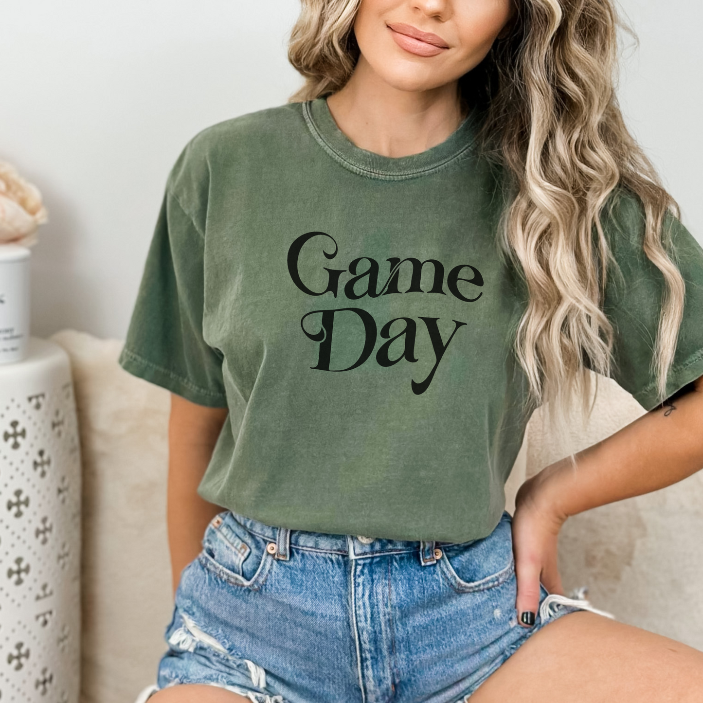 Game Day Tee T-Shirt Moss S 