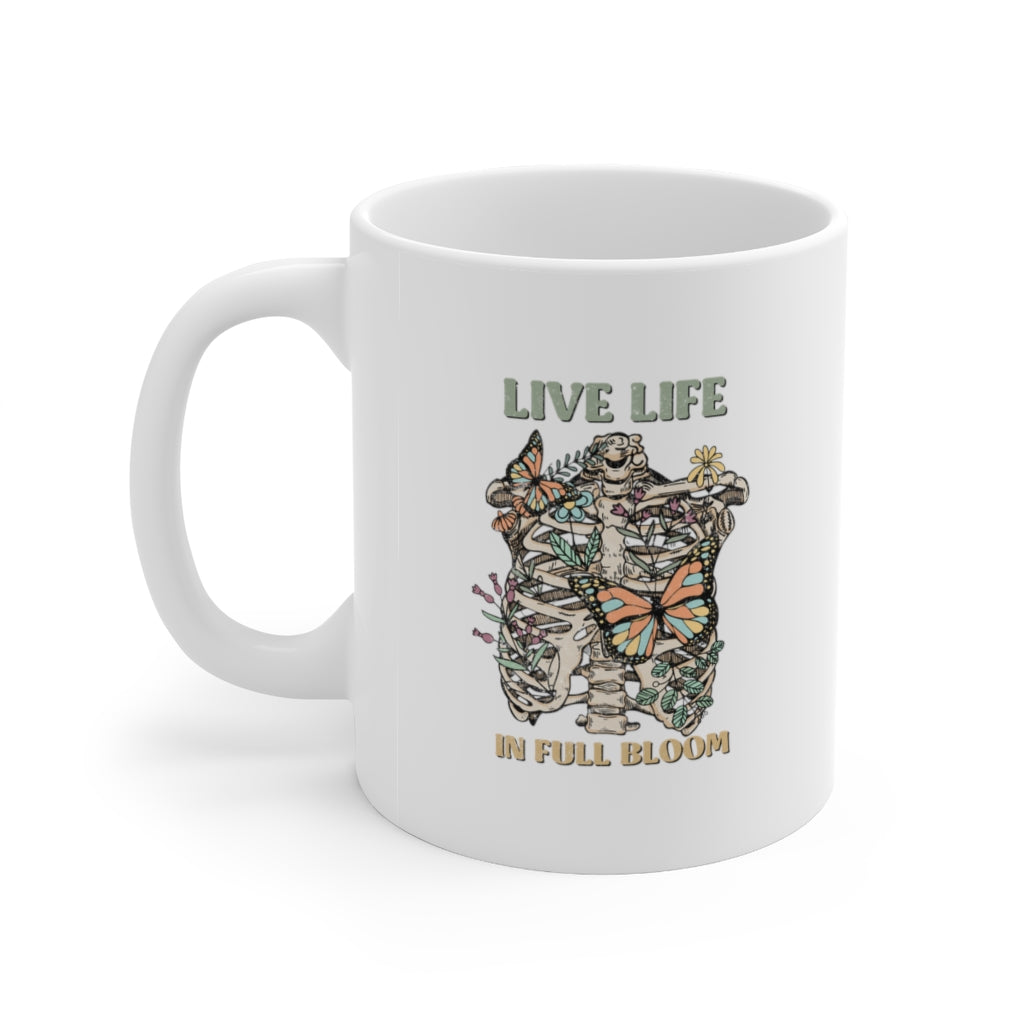 Live Life in Full Bloom Mug