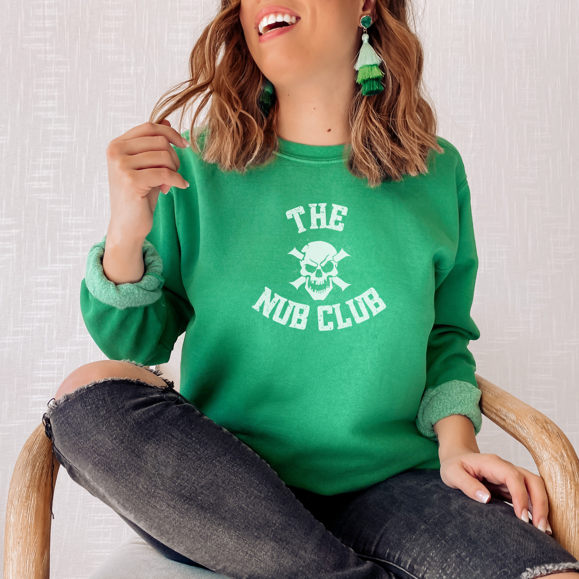 The Nub Club Sweatshirt Sweatshirts Clover S 