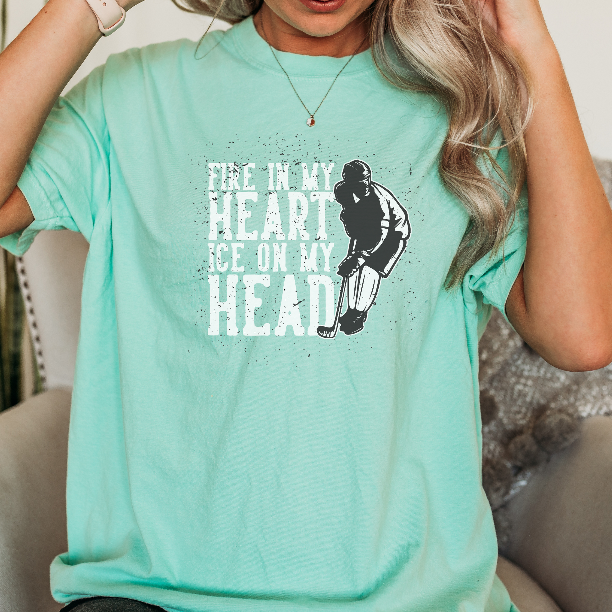 Fire in my Heart, Ice on my Head Tee T-Shirt Island Reef S 