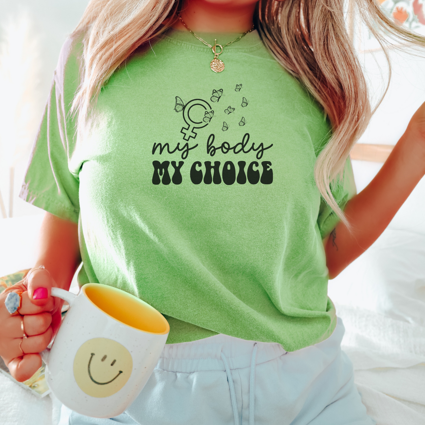 My Body My Choice Tee T-Shirt Kiwi S 