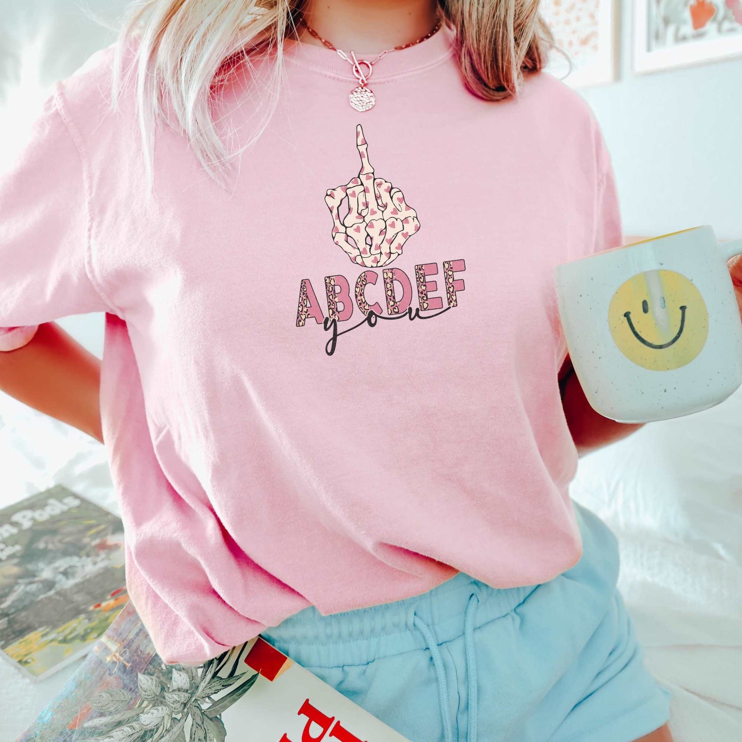 ABCDE FU Tee T-Shirt Blossom S 