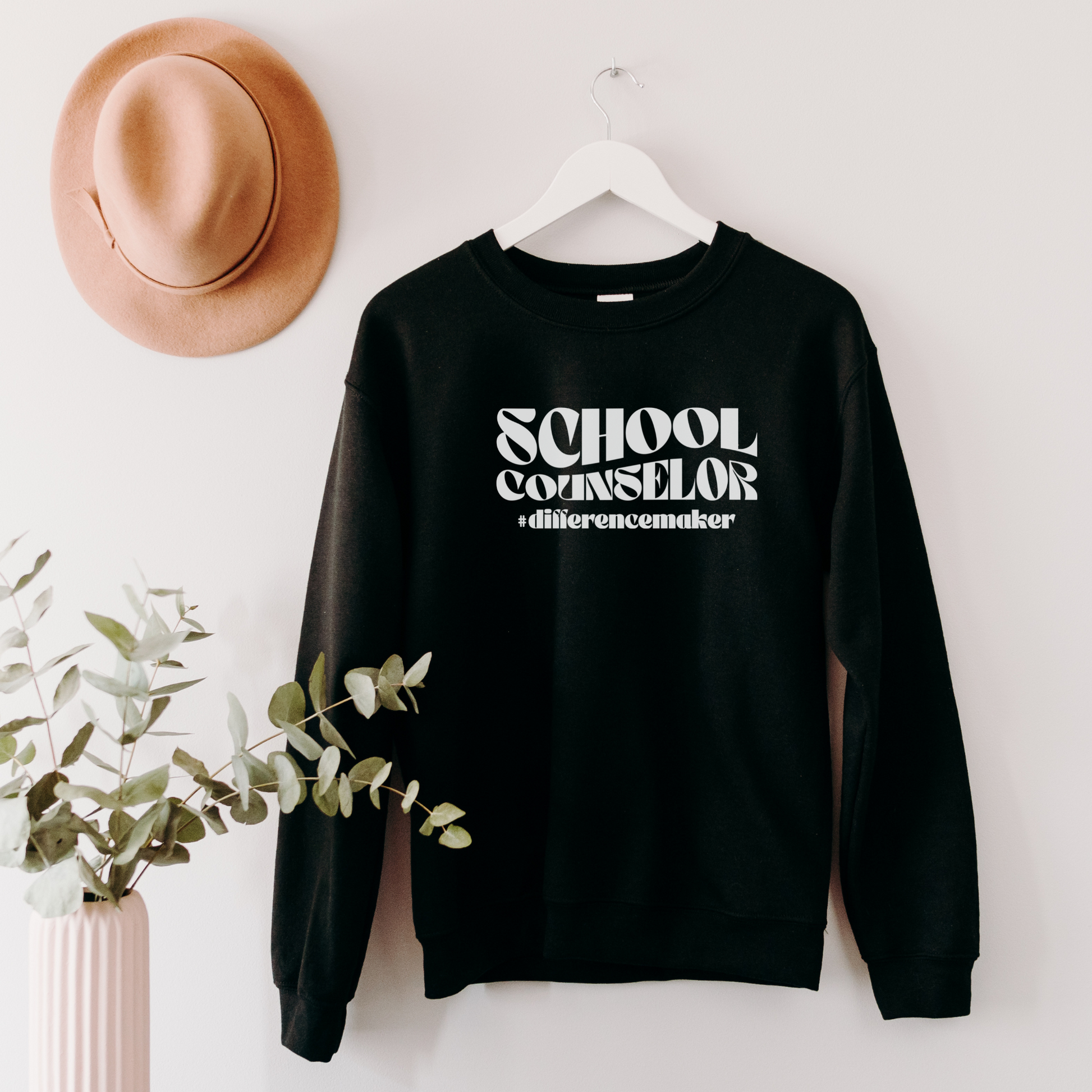 Difference Maker School Counselor Sweatshirt Sweatshirt S Black 