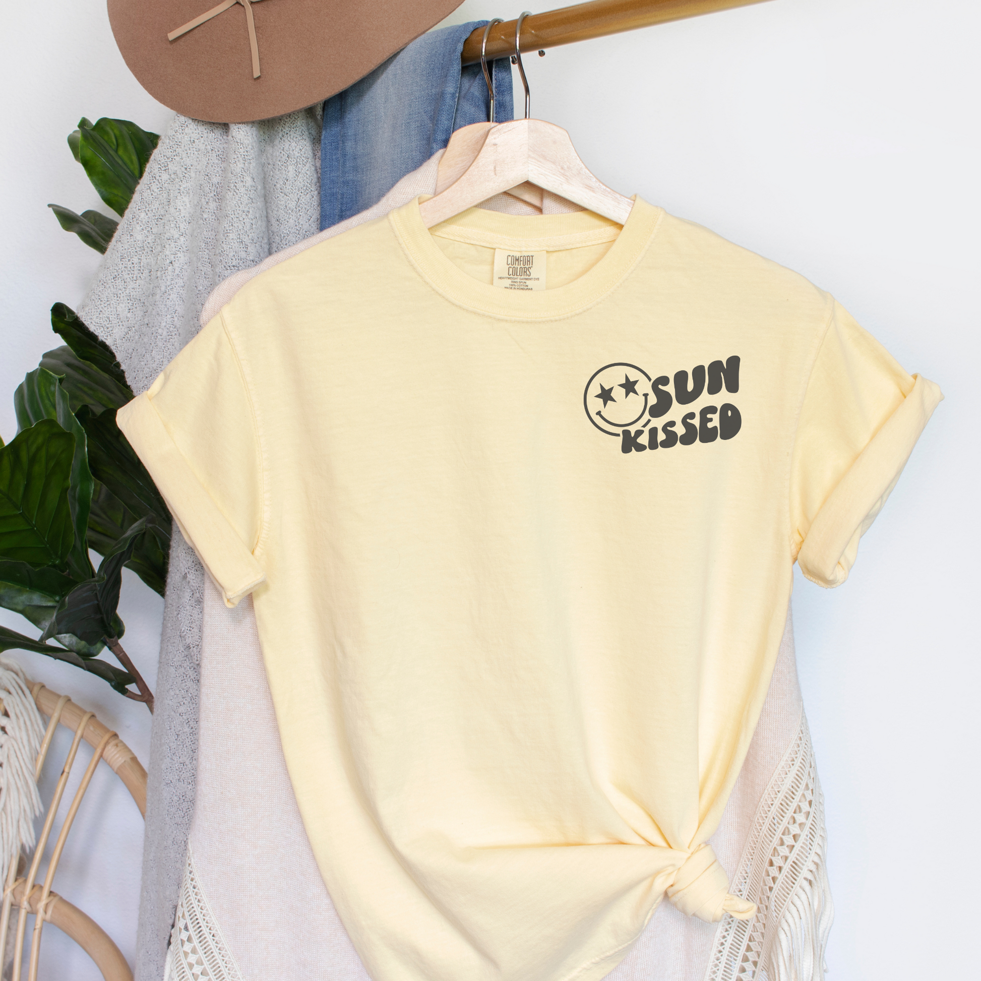 Sun Kissed Tee T-Shirt Butter S 