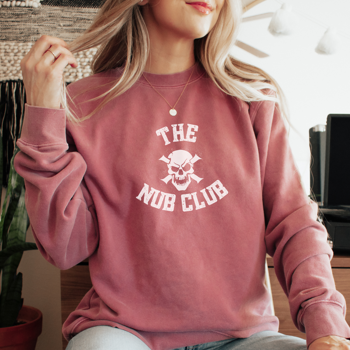 The Nub Club Sweatshirt Sweatshirts Crimson S 