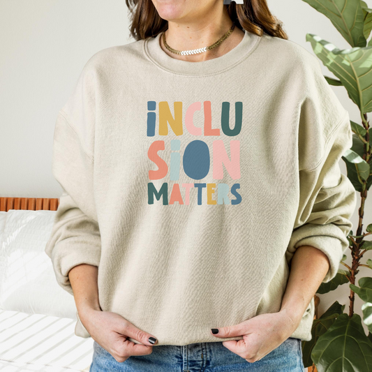 Inclusion Matters Sweatshirt Sweatshirt S Sand 