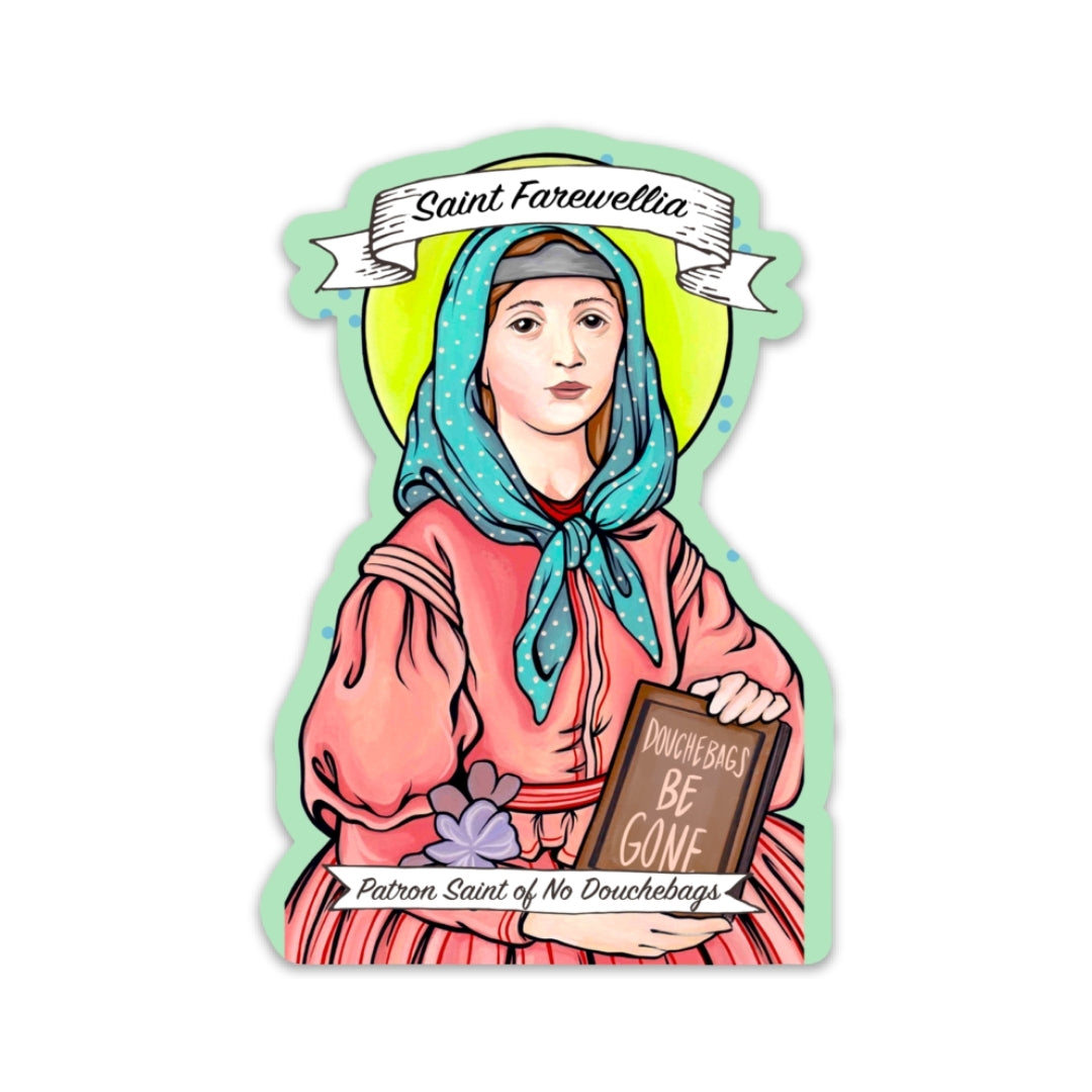 Saint Farewellia Sticker sticker   