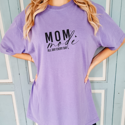 Mom Mode Tee T-Shirt Violet S 