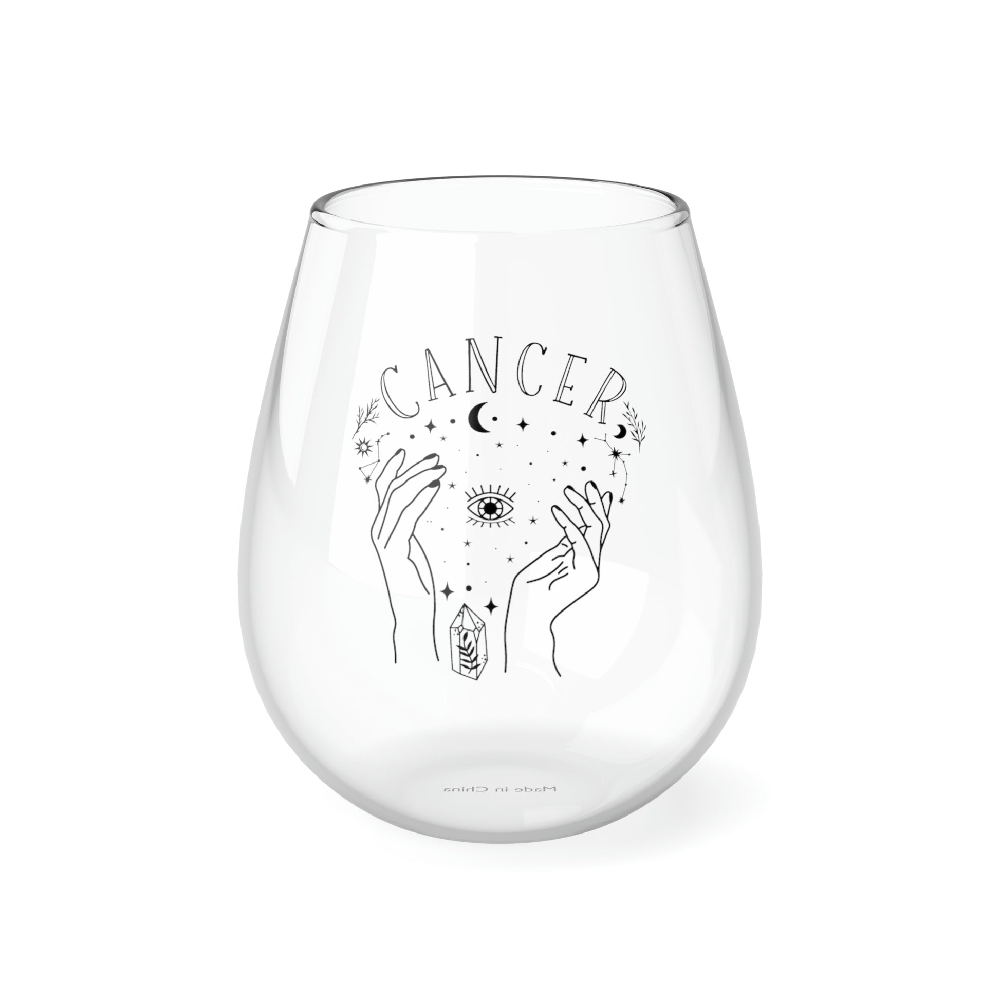 Cancer Wine Glass Mug   