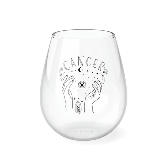 Cancer Wine Glass Mug   