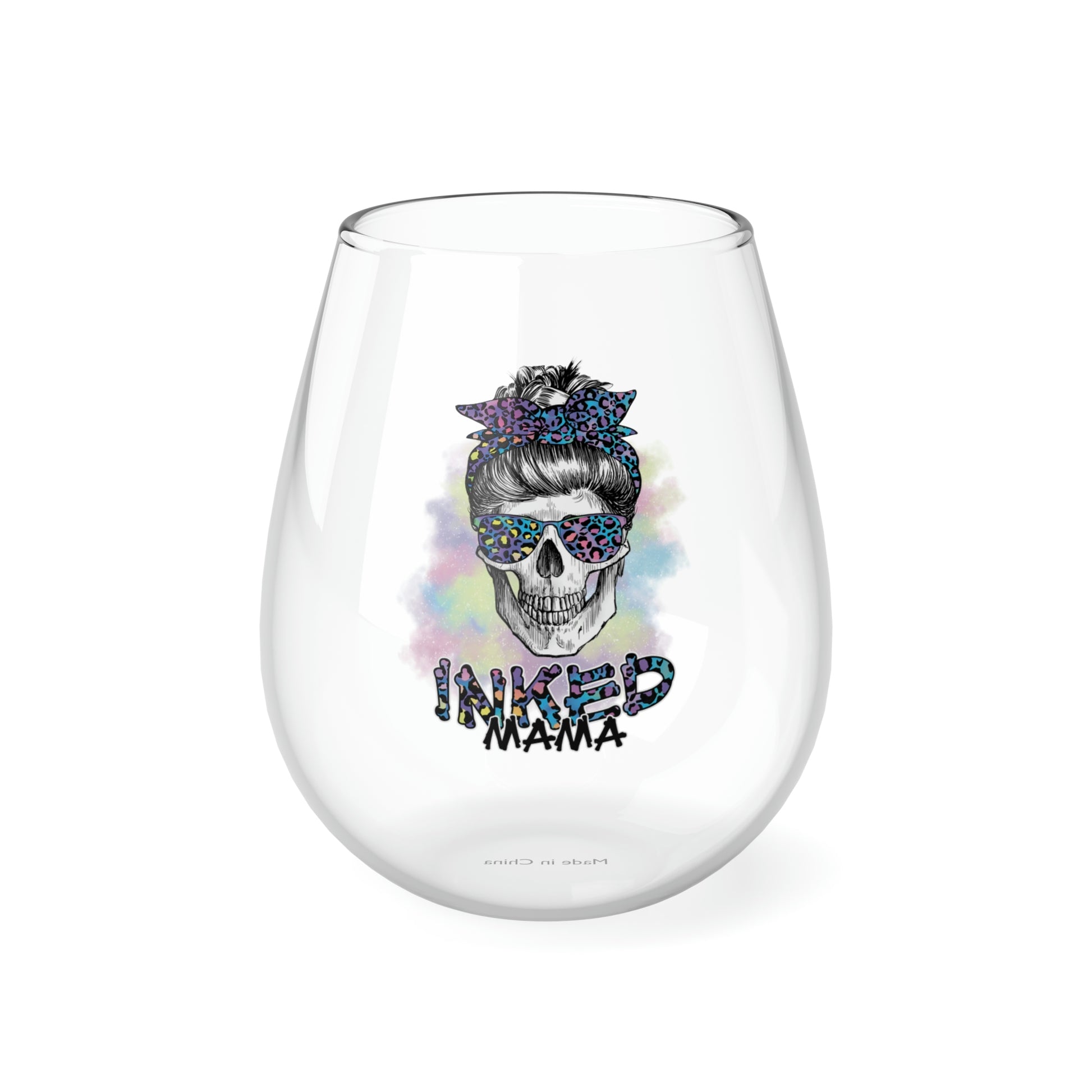 Inked Mama Wine Glass Mug   