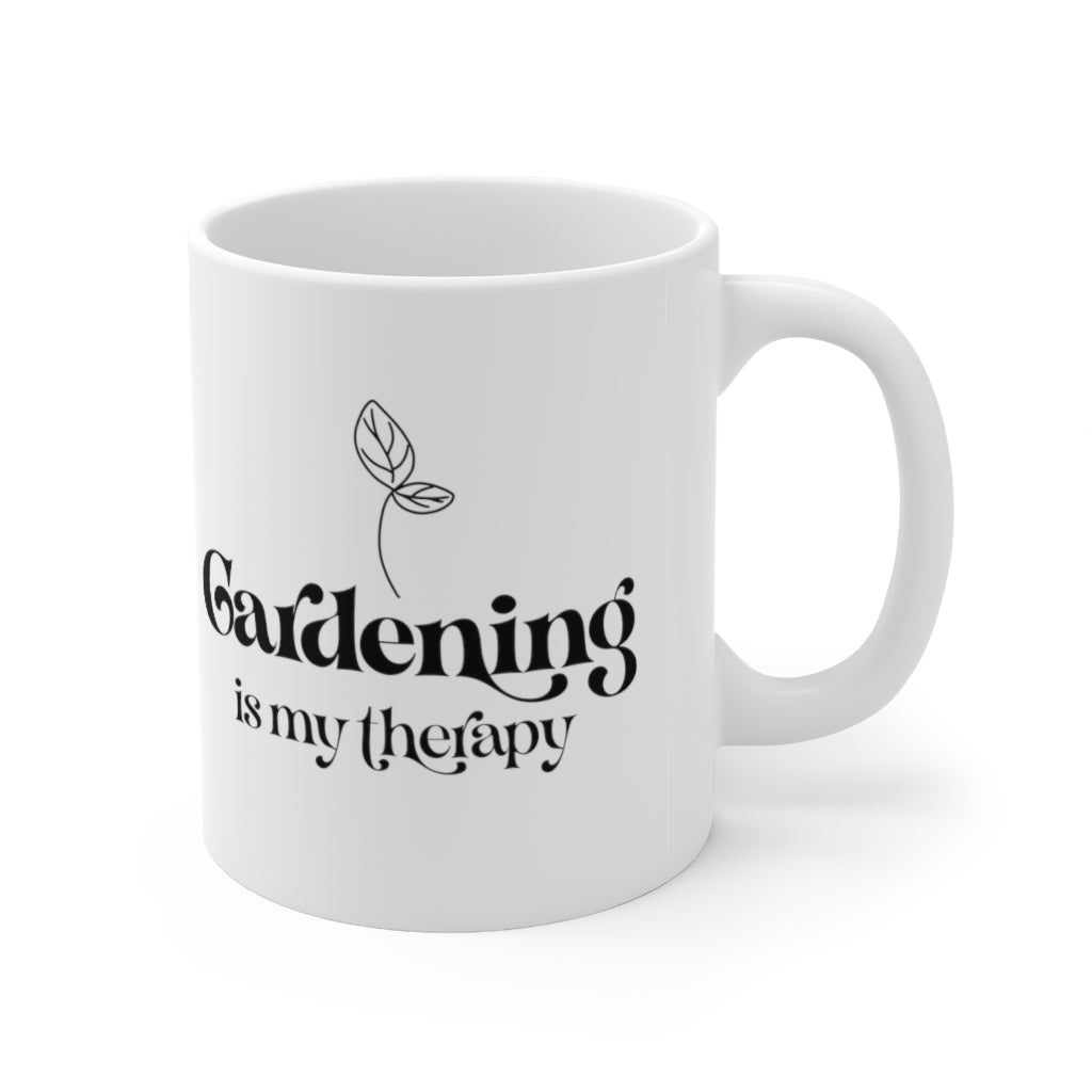 Gardening is my Therapy Coffee Mug Mug   