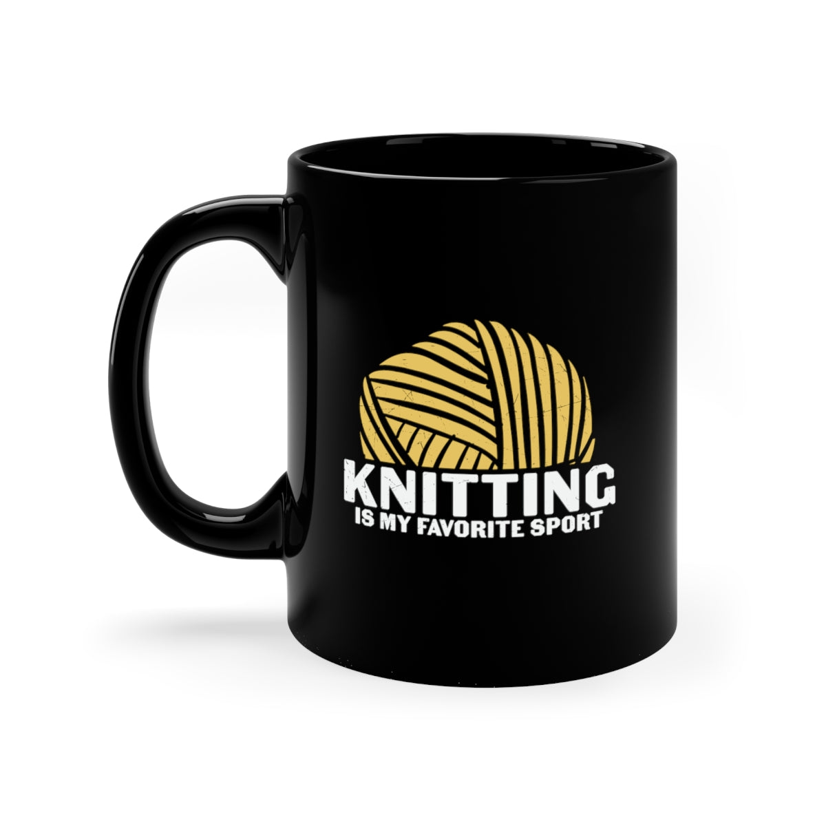 Knitting is my Favorite Sport Coffee Mug Mug   