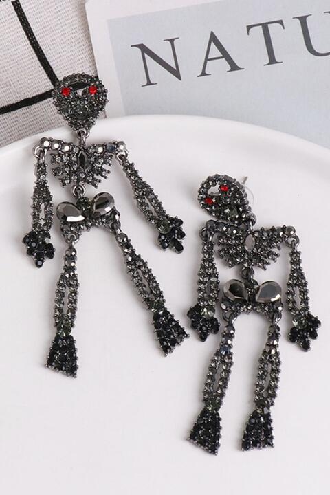 Skeletons & Sparkles Dangle Earrings    