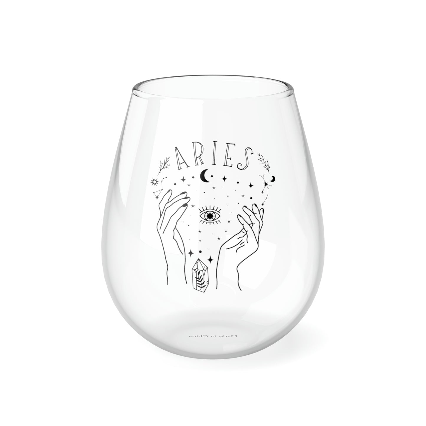 Aries Wine Glass Mug   