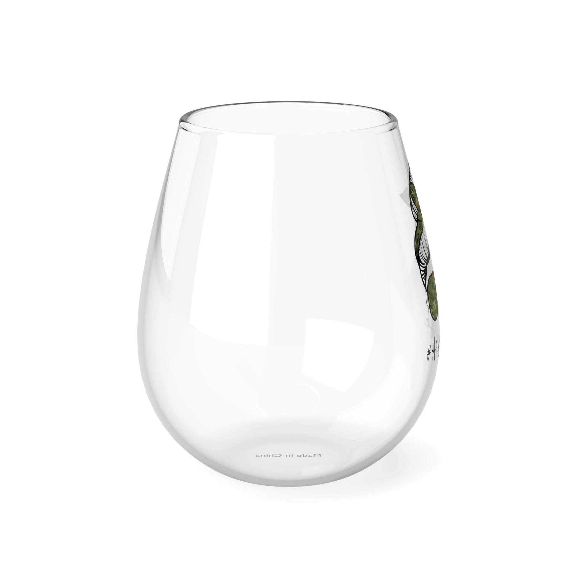 #ArmyWife Wine Glass Mug   