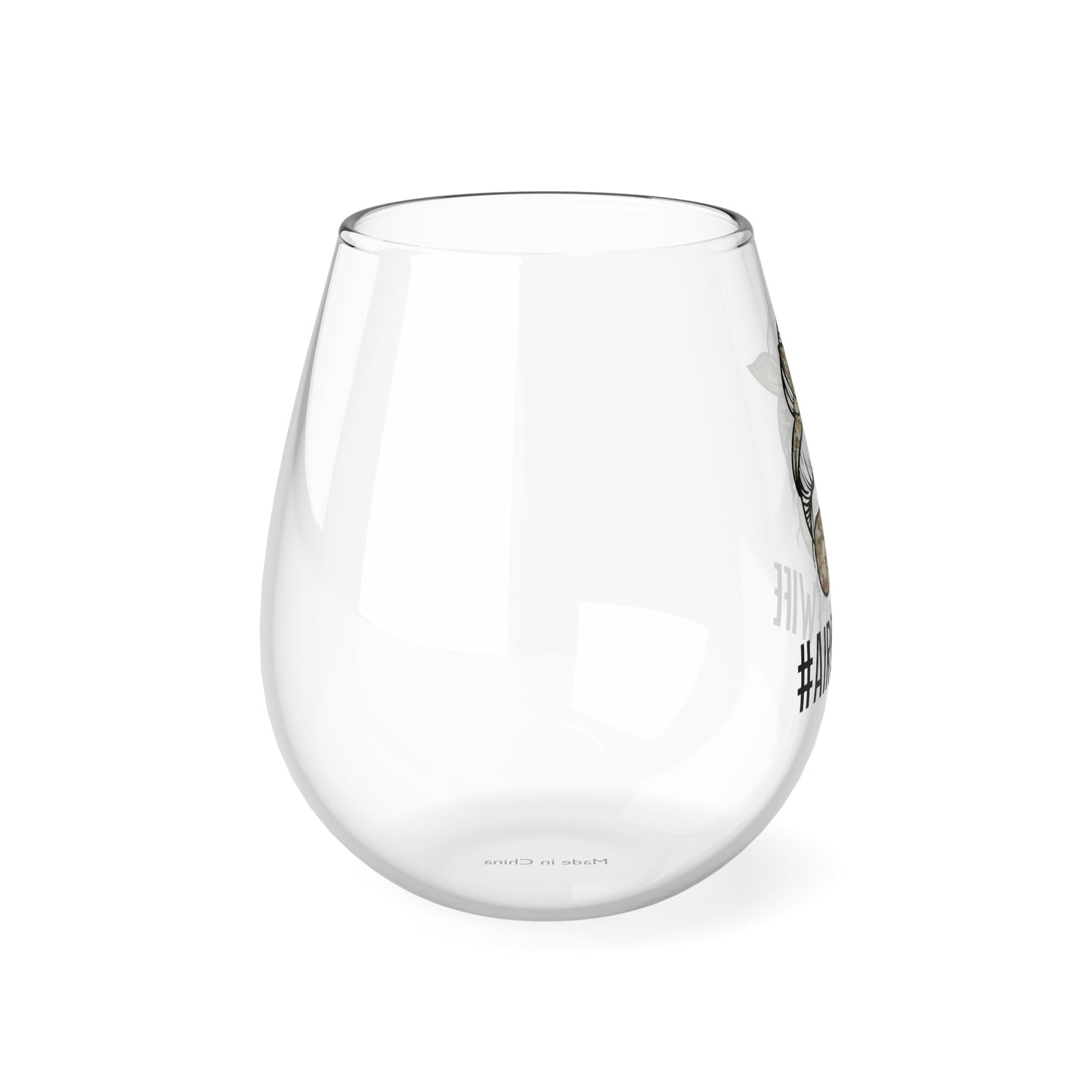 #AirForceWife Wine Glass Mug   